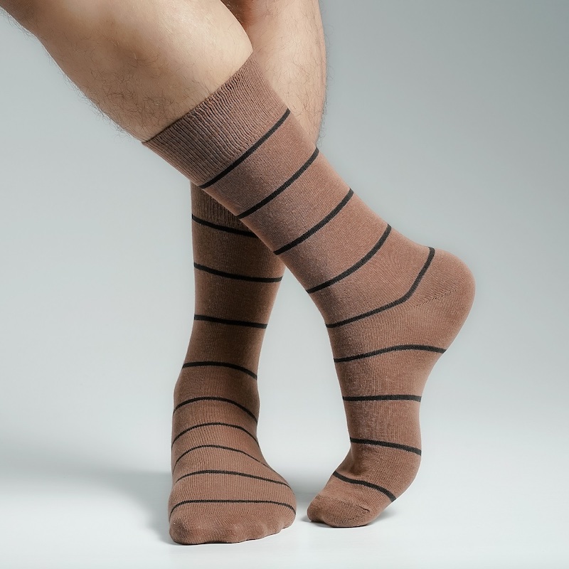 Picture of Premium Long Socks For Men  (Brown)
