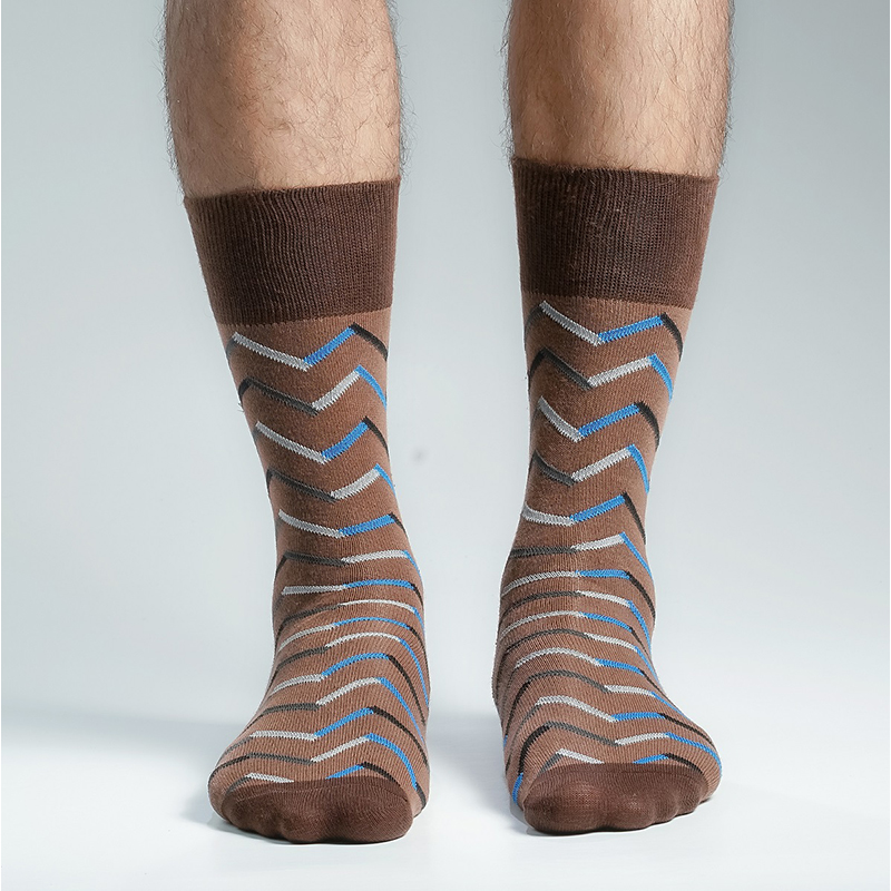 Picture of Premium Long Socks For Men  (Brown)