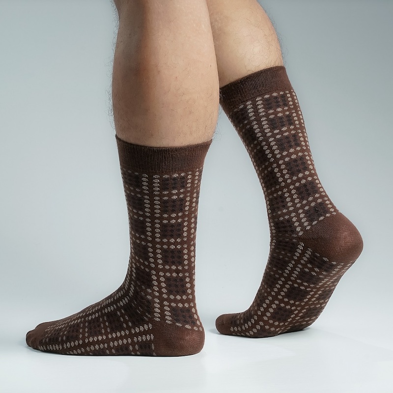 Picture of Premium Long Socks For Men  (Chocolate)
