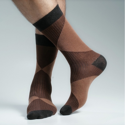 Picture of Premium Long Socks For Men  (Chocolate)