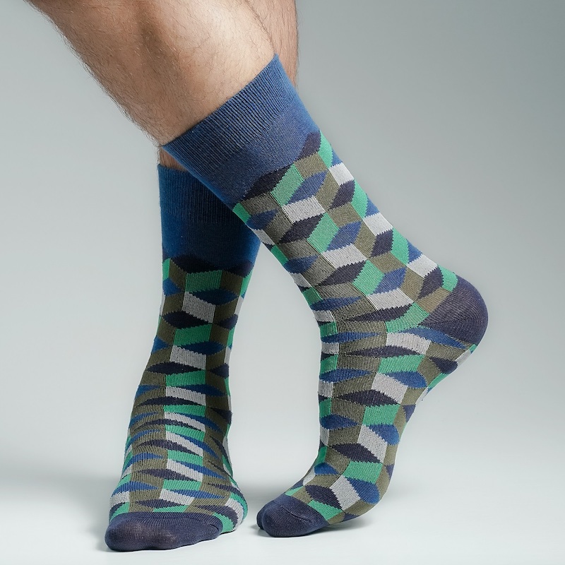 Picture of Premium Long Socks For Men  (Blue)