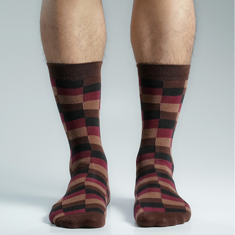 Picture of Premium Long Socks For Men  (Chocolate)