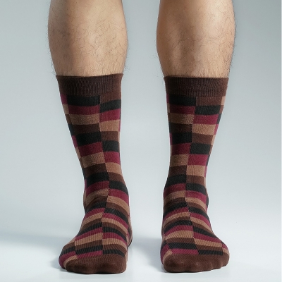 Picture of Premium Long Socks For Men  (Chocolate)