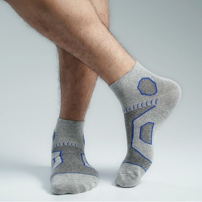 Picture of Premium Ankle Socks For Men  (Ash)