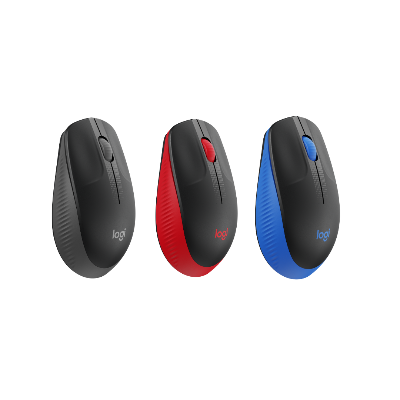 Picture of Logitech Wireless Mouse M190, Full Size Ambidextrous Curve Design, 18-Month Battery with Power Saving Mode, USB Receiver, Precise Cursor Control