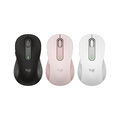 Picture of Logitech Signature M650 Wireless Mouse - For Small to Medium Sized Hands, 2-Year Battery, Silent Clicks, Customisable Side Buttons, Bluetooth, Multi-Device Compatibility