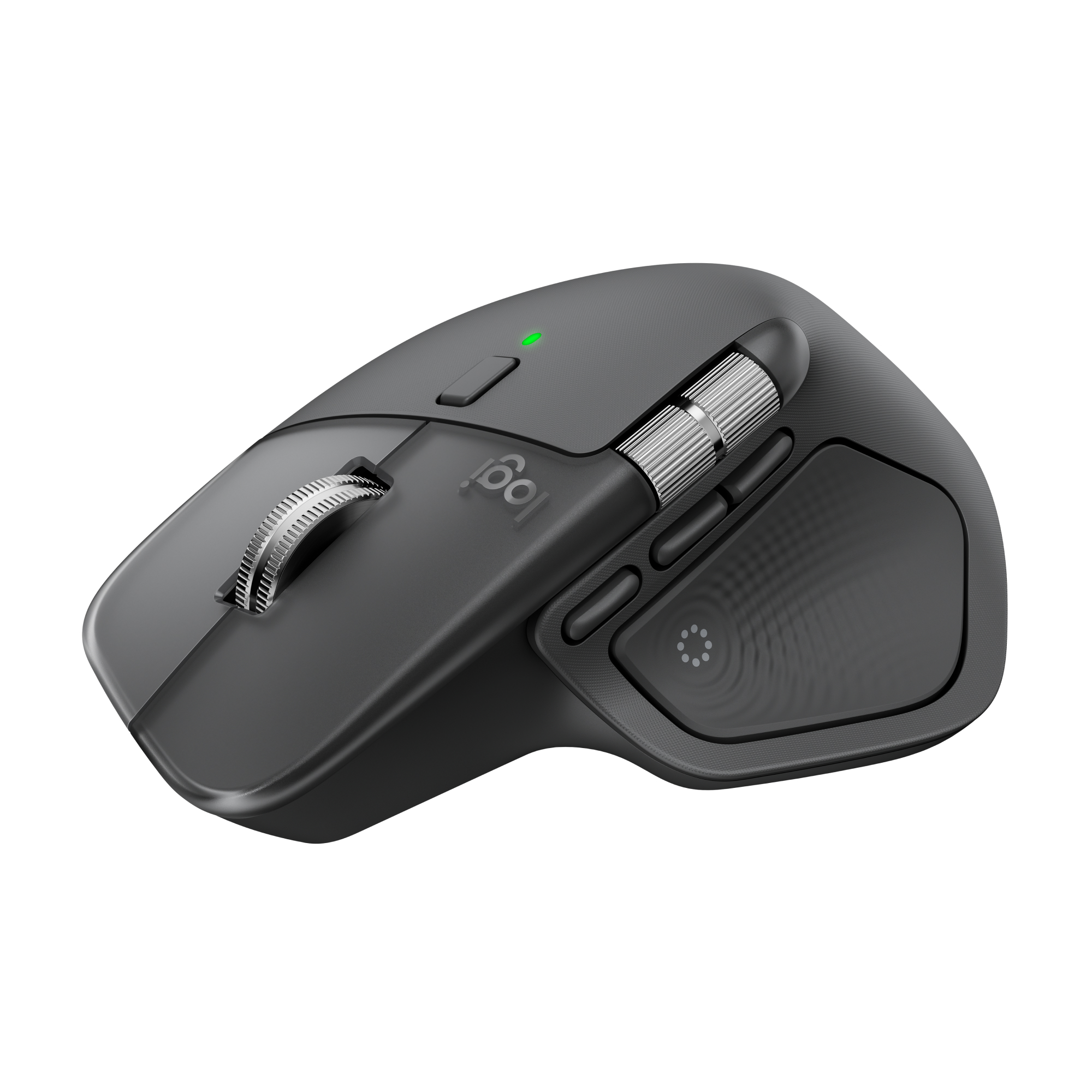 Picture of Logitech MX Master 4, Ergonomic Wireless Mouse with Advanced Performance Haptic Feedback, Ultra-Fast Scrolling, USB-C Charging, Bluetooth, Windows, MacOS - Graphite