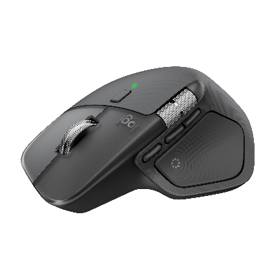 Picture of Logitech MX Master 4, Ergonomic Wireless Mouse with Advanced Performance Haptic Feedback, Ultra-Fast Scrolling, USB-C Charging, Bluetooth, Windows, MacOS - Graphite