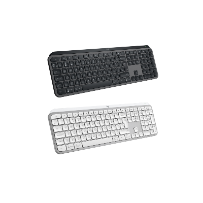Picture of Logitech MX Keys S Wireless Keyboard, Low Profile, Fluid Precise Quiet Typing, Programmable Keys, Backlighting, Bluetooth, USB C Rechargeable, for Windows PC, Linux, Chrome, Mac