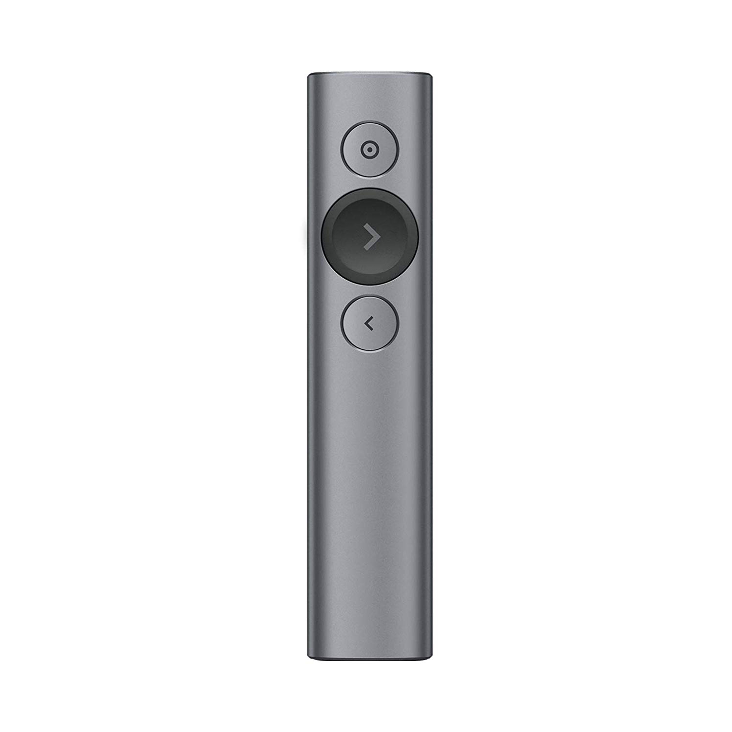 Picture of Logitech Spotlight Wireless Presentation Remote, 2.4 GHz and Bluetooth, USB-Receiver, Digital Laser Pointer, 30-Meter Operating Range, Dual Connectivity, Timer, PC/Mac/Android/iOS - Slate