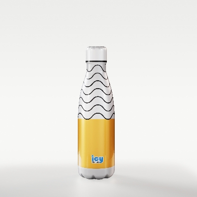Picture of SS Cola Water Bottle 450 ML (Linear Waves) 