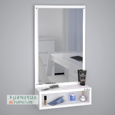 Picture of Furnisha Home Furniture  Wall Mirrors / Wall Hanging Dressing Mirrors with Shelf /Decorative Wall Mirror for Bedroom Living Room/Wall Mirror/Dressing Mirror With Shelf / Wall Mounted Mirror/ Decorative Mirror 28/16