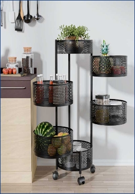 Picture of 6 Layer Round Shape Kitchen Rack
