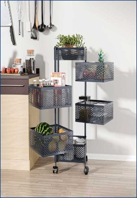 Picture of 6 Layer Square Shape Kitchen Rack