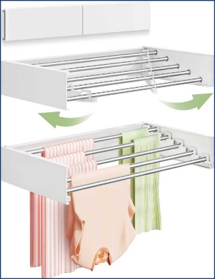 Picture of Foldable Laundry Drying Rack