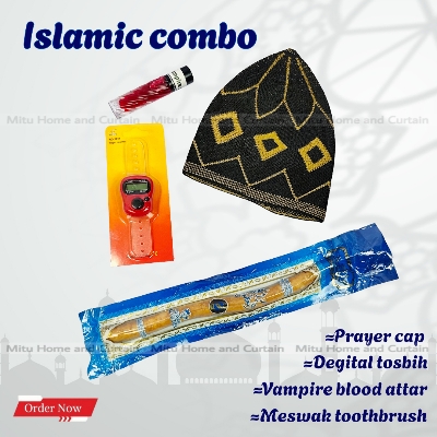 Picture of Ramadan Islamic Combo Set Tupi Degital count tosbih Attar Meswak Vampire Blood 