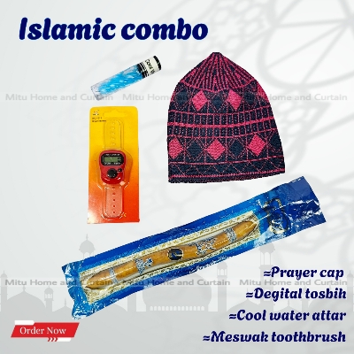 Picture of Ramadan Islamic Combo Set Tupi Degital count tosbih Attar Meswak Cool water
