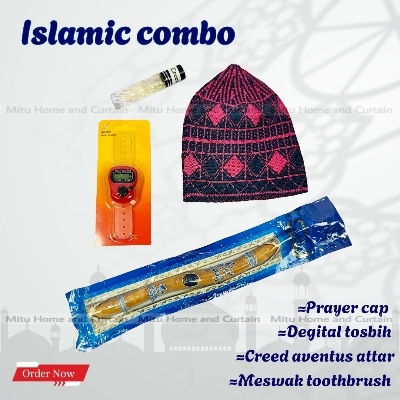 Picture of Ramadan Islamic Combo Set Tupi Degital count tosbih Attar Meswak Creed aventous