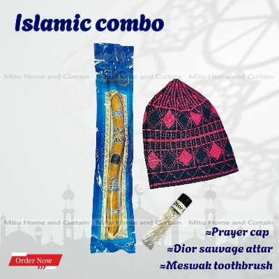 Picture of Ramadan Islamic Combo Set Tupi Attar Meswak Dior souvage 
