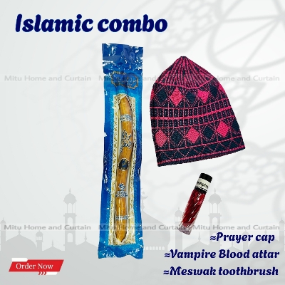 Picture of Ramadan Islamic Combo Set Tupi Attar Meswak Vampire Blood 