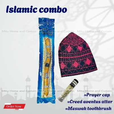 Picture of Ramadan Islamic Combo Set Tupi Attar Meswak Creed aventous