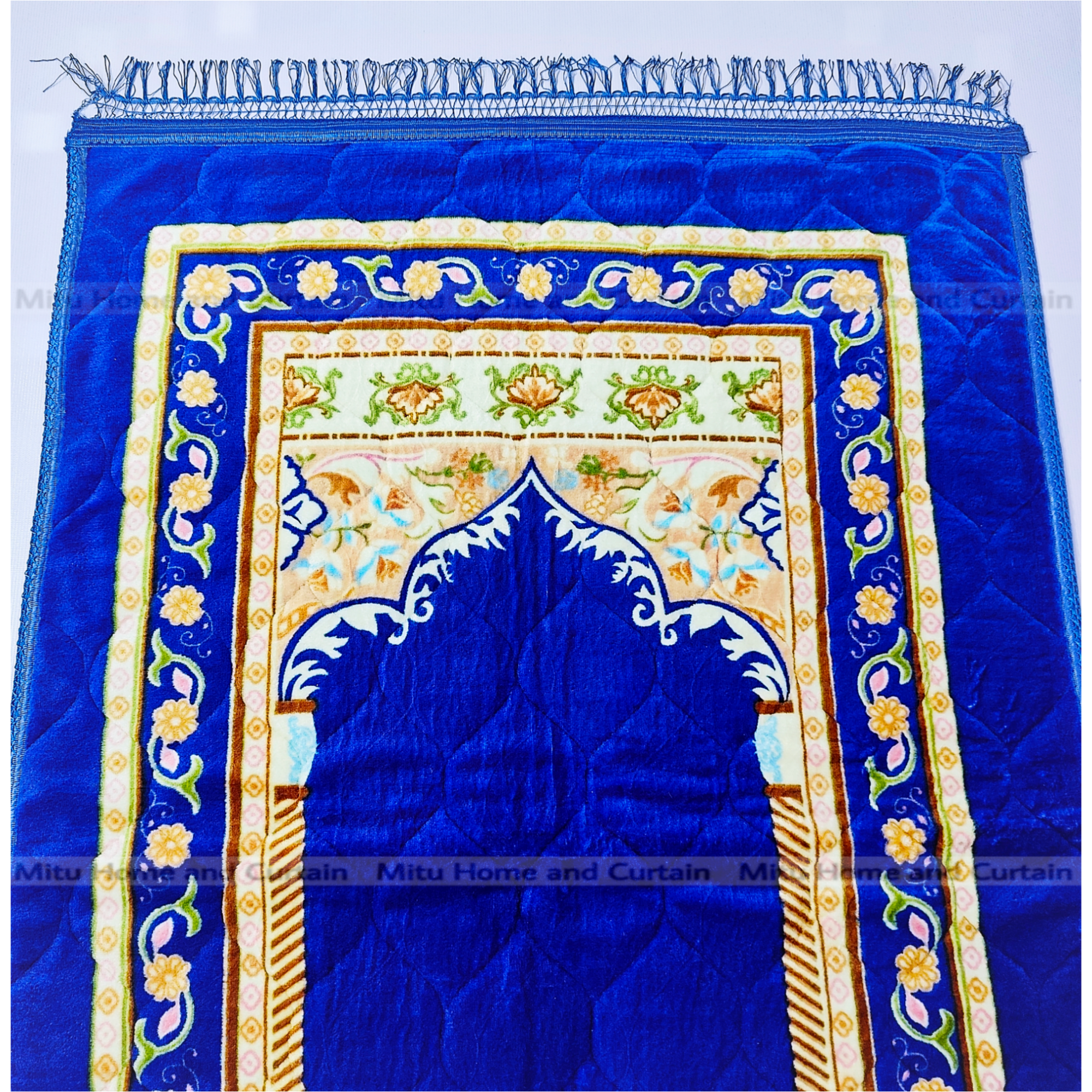 Picture of Jaynamaz Prayer mat China jaynamaz Primium quality soft jaynamaz 31inch*48 inch Brawn, Royel blue , Royel ash