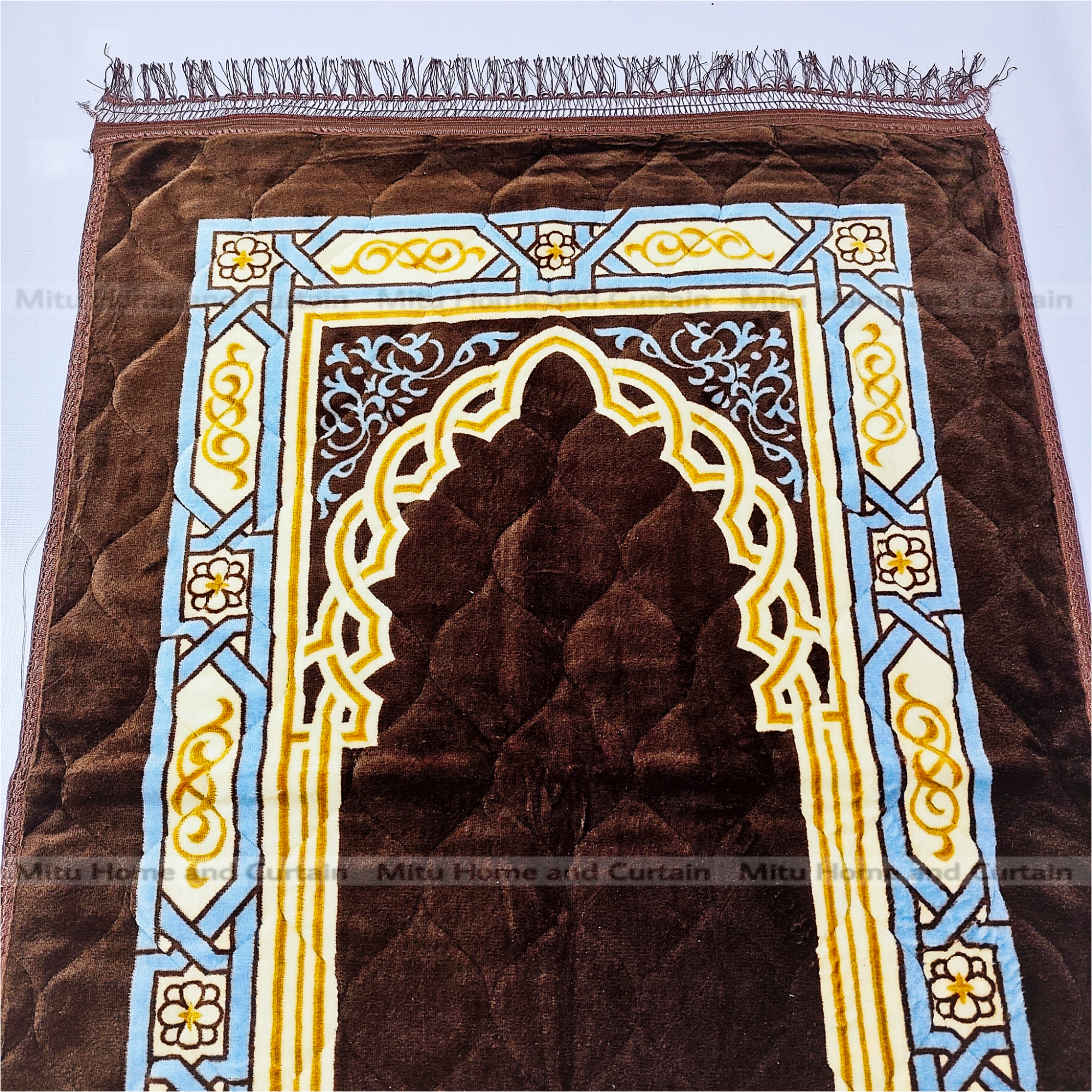 Picture of Jaynamaz Prayer mat China jaynamaz Primium quality soft jaynamaz 31inch*48 inch Brawn, Royel blue , Royel ash