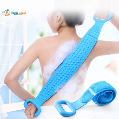 Picture of Silicone Bath Body Brush, Shower Massager/Exfoliating Back Scrubber for Shower/Back Scratchier/Body Skin Scrubber Deep Clean (Multicolor)
