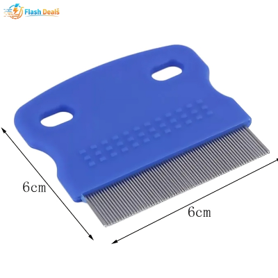 Picture of Lice and Nit Egg Free Treatment Professional Stainless Steel Lice Removal Comb (Silver)