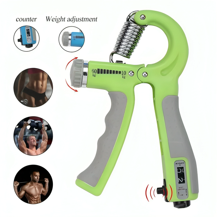 Picture of Counting Grip Strengthener Hand Grip for Muscle Building Adjustable Hand Grip Trainers Forearm Grip Resistance Trainer Grip Exerciser with Counter (Multicolor)