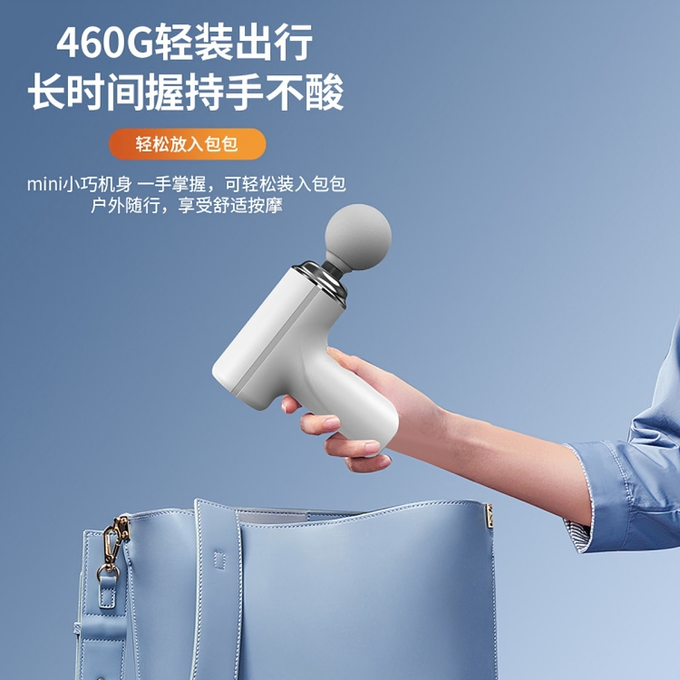 Picture of NEW Fascia Gun Cross-Border Mini Electric Muscle Massager to Relax Cervical Spine Professional-Grade Smart Home Portable Fascia Gun (Multicolor)