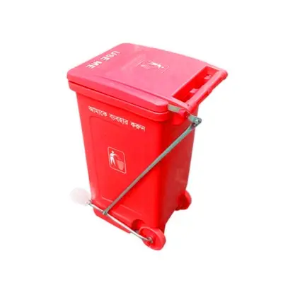 SD05  Wheel Dustbin Paddle - RED