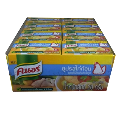 Picture of Cubes Chicken Soup Stock 20gm X 24pcs (480g)Thailand