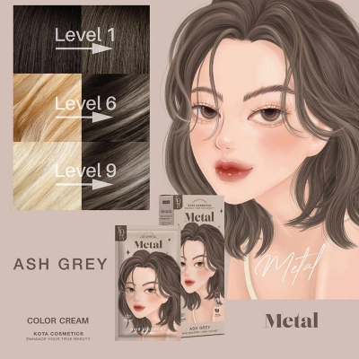 Picture of Kota Color Cream Hair Color (Ash Grey)