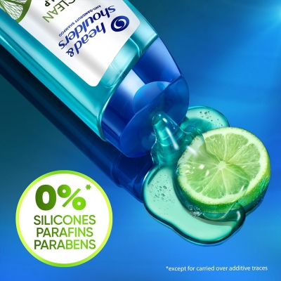 Picture of Head & Shoulders Deep Clean Anti Dandruff Shampoo for Severe Itchy Scalp 400ml-France