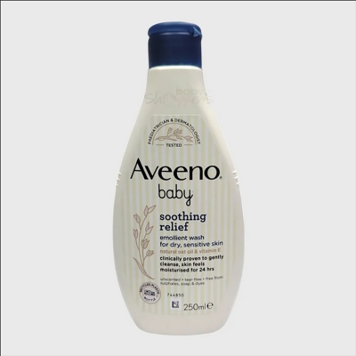Picture of Aveeno Baby Soothing Relief Emollient Wash 250ml