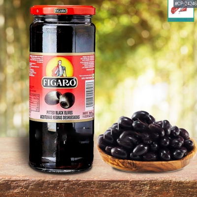 Picture of Figaro Pitted Black Olives 340gm