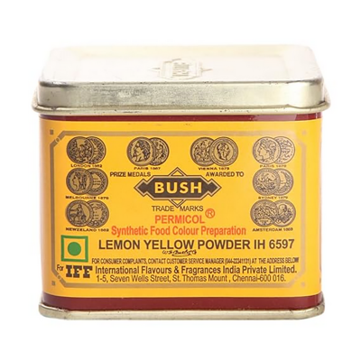 Picture of Bush Food Color - Lemon Yellow Powder, 100g
