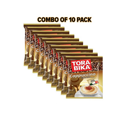 Picture of Tora Bika Cappuccino Coffee 25gm - Combo Of 10 Pack