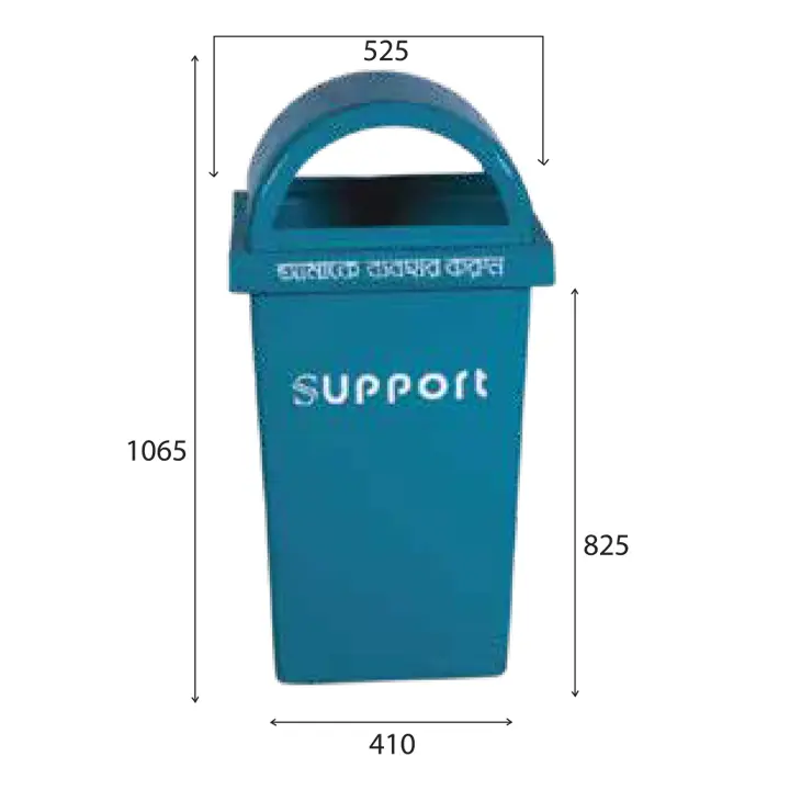 Picture of Support Bin SD 03 -Blue 120 Liter