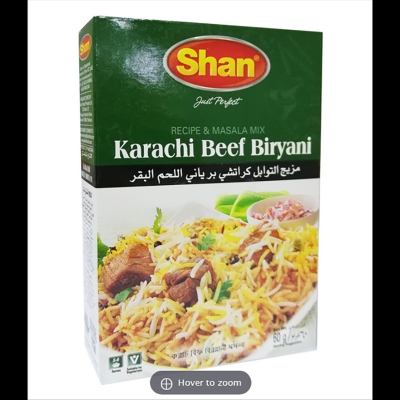 Picture of Shan Karachi Beef Biryani 60 gm*2pcs=120g(Pakistan)