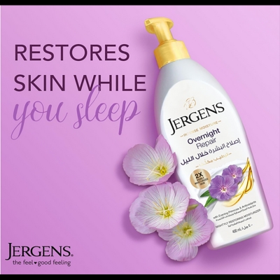 Picture of Jergens Overnight Repair Nightly Restoring Moisturizer 400ml-UAE
