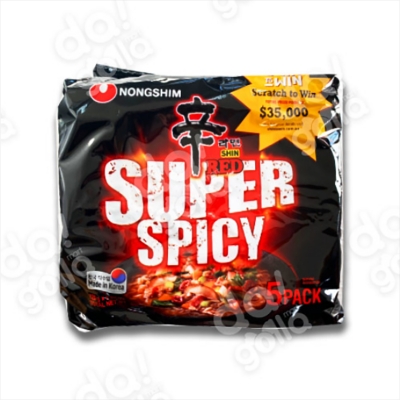 Picture of Nongshim Shin Ramyun Red Super Spicy 120g*5
