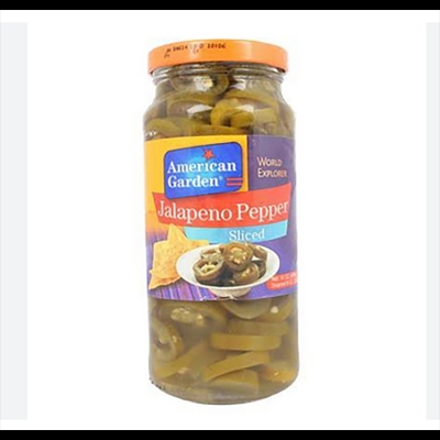 Picture of American Garden Jalapeno Pepper Sliced 454 gm