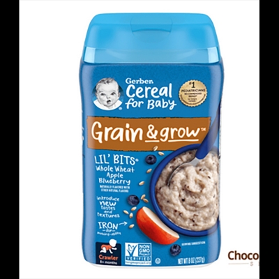 Picture of Gerber Baby Cereal Lil Bits Oatmeal Banana 227 gm UK