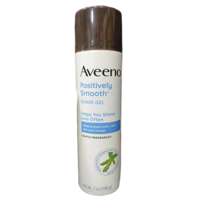 Picture of Aveeno Positively Smooth Moisturizing Shave Gel With Vitamin E- 198gm-uk