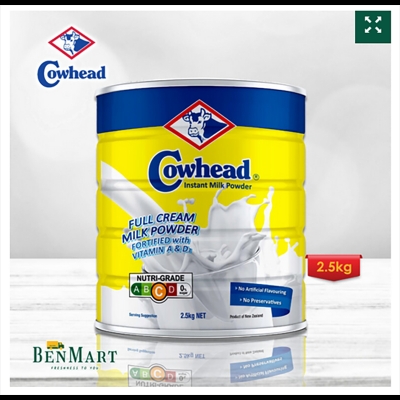 Picture of Cowhead Full Cream Milk Powder 2500g (New Zealand)