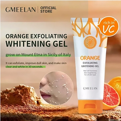 Picture of GMEELAN Orange Exfoliating Whitening Gel Scrub Face Body Brigtening 50 g