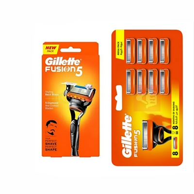 Picture of Gillette Fusion 5 Razor And 8Pack Mega Blade Combo Set
