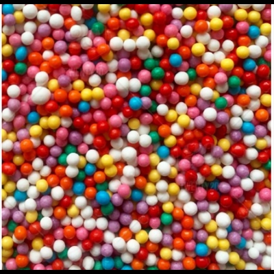 Picture of Multi Color Sweet Sugar Ball -100gm